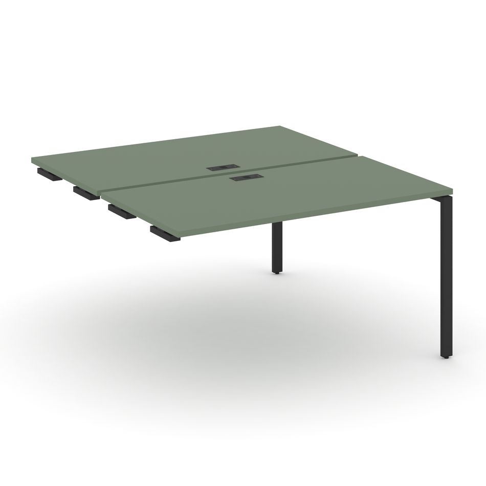 Двойной стол-приставка к опорным тумбам/шкафам CONCEPT CN.DSPR-004 Кобо Черный