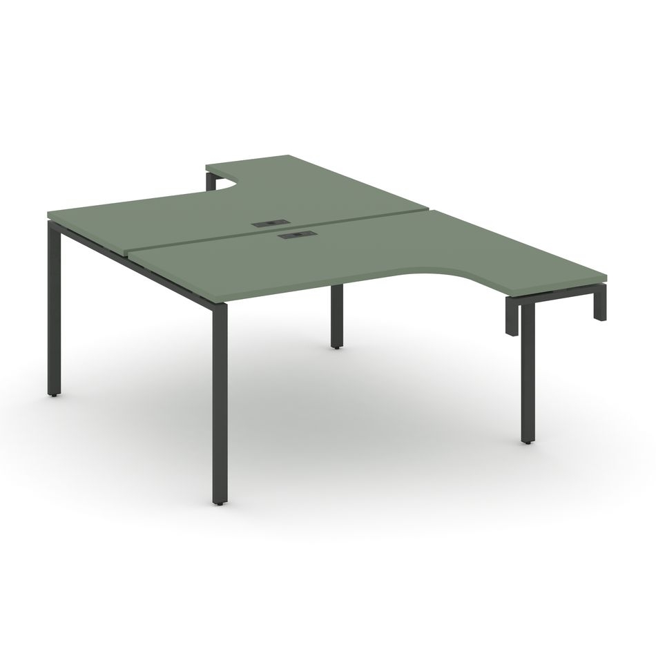 Рабочая станция-надставка на опорные тумбы CONCEPT CN.DSAN-002 Кобо Черный