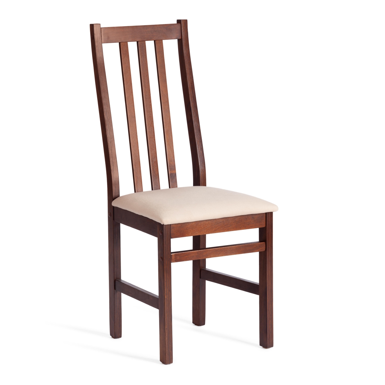 Стул SWEDEN (комплект) NEW, Многослойный березовый шпон, 41х40х99 см, cappuchino/велюр бежевый