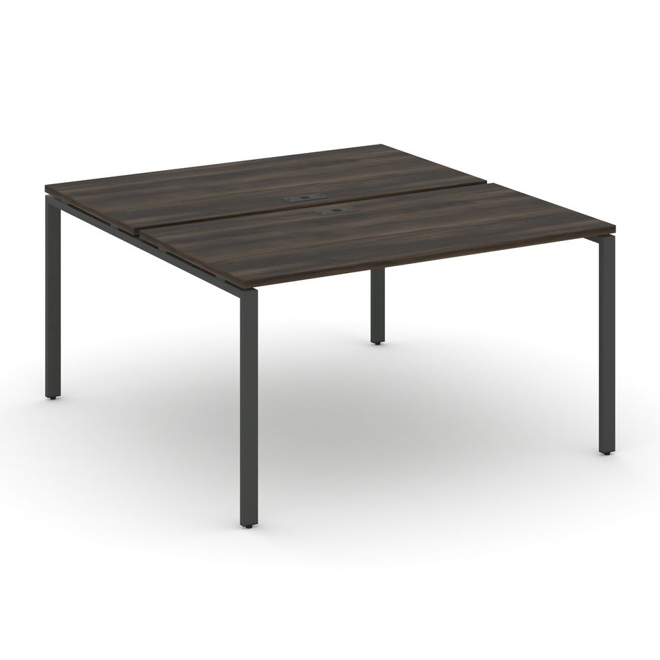 Рабочая станция двухсторонняя на 2 места CONCEPT CN.DRS-001 Дуб Мали Антрацит