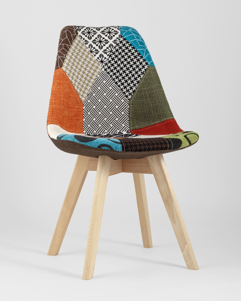 Стул обеденный FRANKFURT ткань Пэчворк