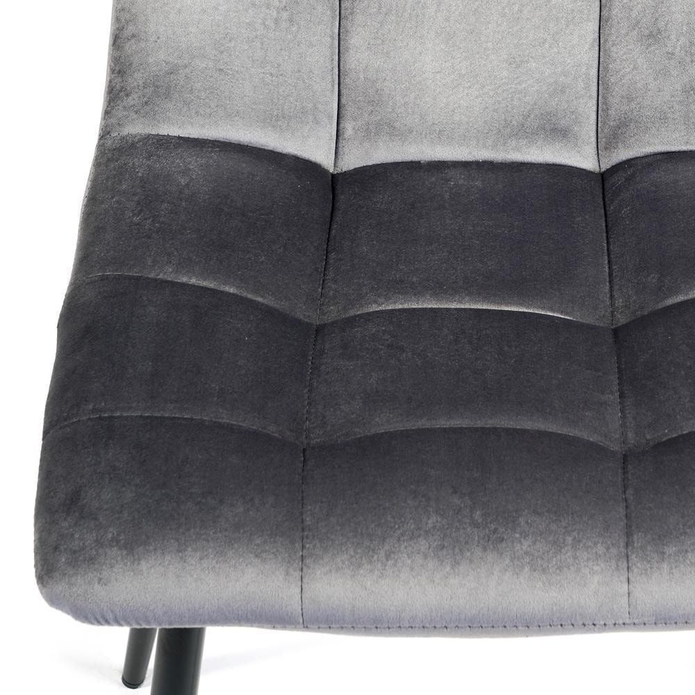 Стул CHILLY (mod. 7094) / 1 шт. в упаковке металл/вельвет, 45 х 55 х 87,5 см, серый/черный, G062-40