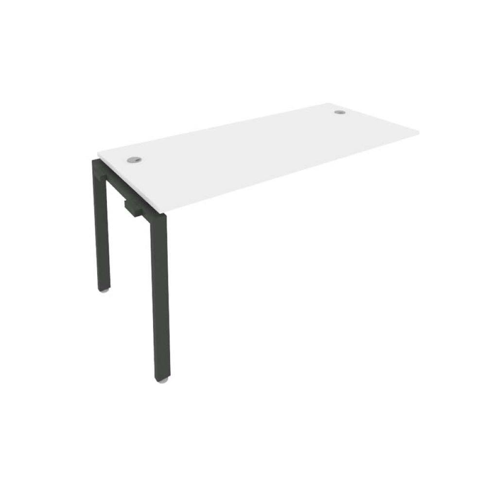 Проходной наборный элемент рабочей станции Metal System Б.ПРС-СП-1.4 Белый/Антрацит