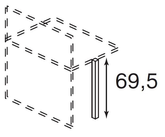 Factory Центральная опора 146 8859/02 Черная