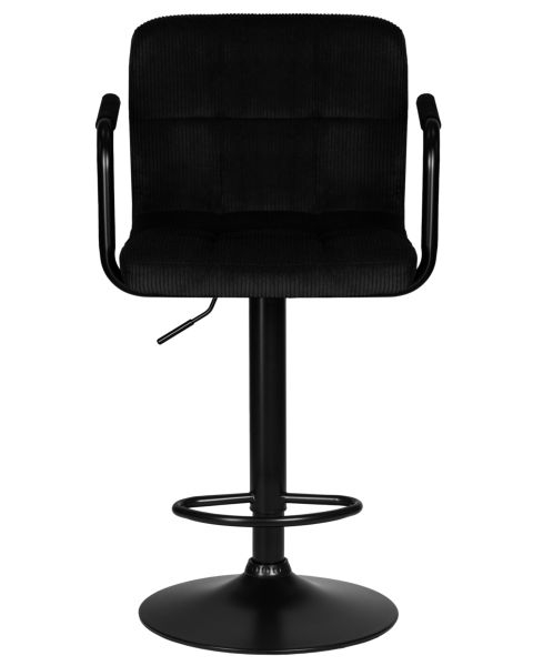 Стул барный DOBRIN KRUGER ARM BLACK (черный вельвет (LAR-E2041-52)) 2 шт