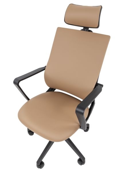 Кресло руководителя Chairman 545 экокожа Бежевый