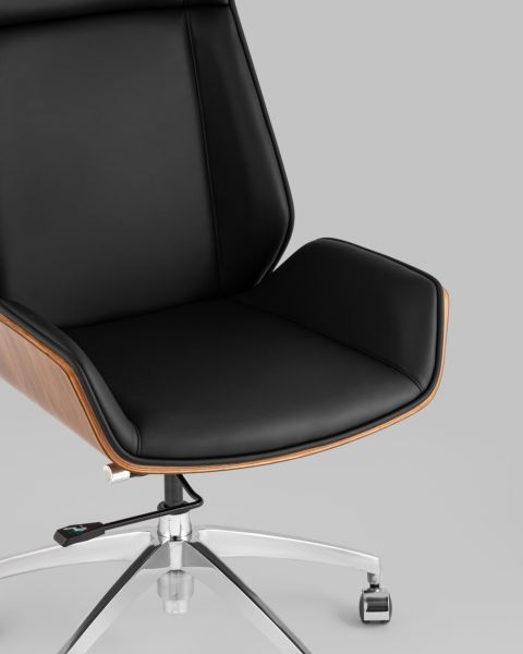 Кресло руководителя ТопЧаирс Cровн СН черный / TopChairs Crown SN