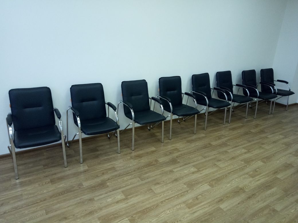 Кресло посетителя CHAIRMAN 850 Terra 118 черный