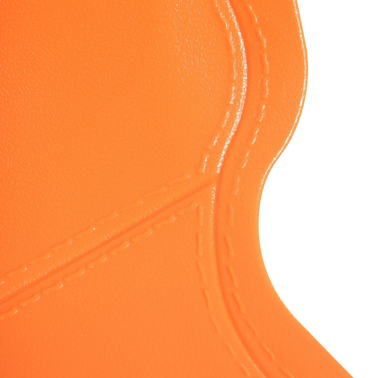 Стул GENIUS (mod 75) металл/пластик, 46x56x84cм, оранжевый/ножки хром