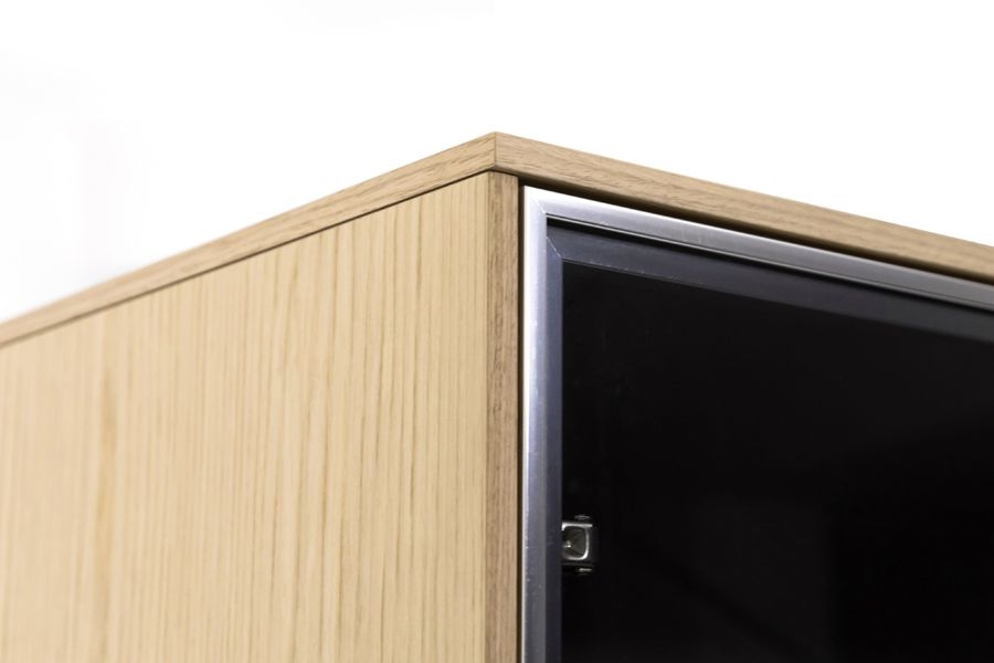 Шкаф комбинированный H.197 EXE 101 714 OAK 07 Дуб светлый Хром