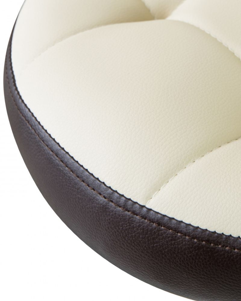 Табурет барный DOBRIN BRUNO Кремово-коричневый