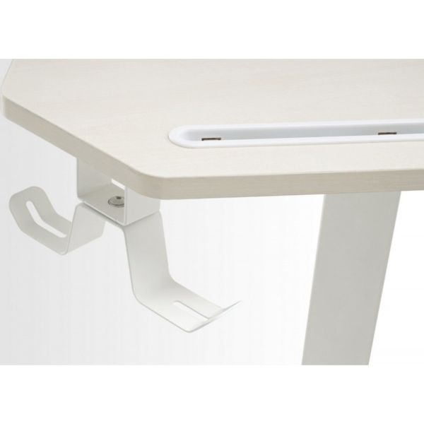 Стол для компьютера (для геймеров) с подставкой под клавиатуру и электрической регулировкой по высоте Eureka ERK-ED71-MW