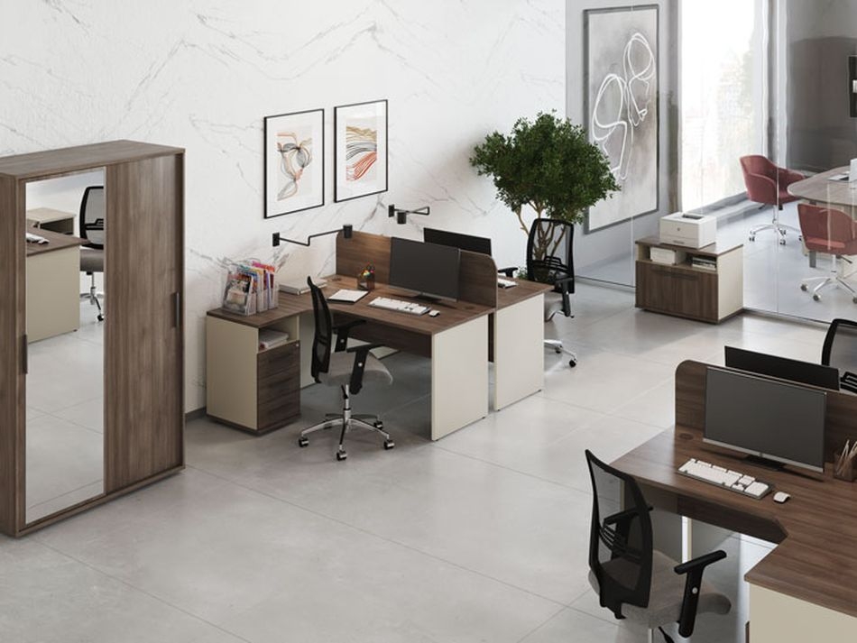Тумба подкатная 3 ящика New Line NLN36330331 Дуб шамони темный