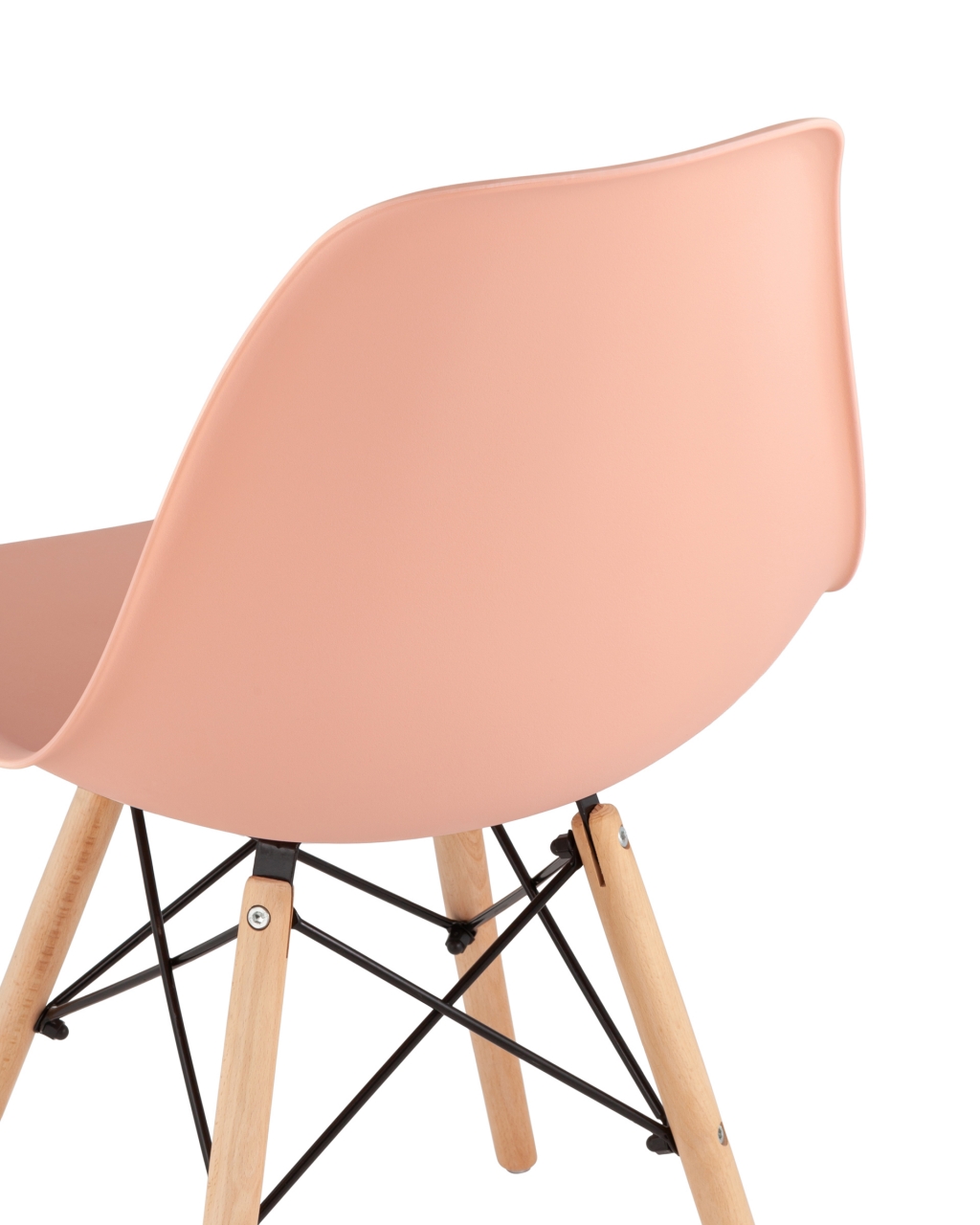Стул Eames Style DSW персиковый (разборный каркас)