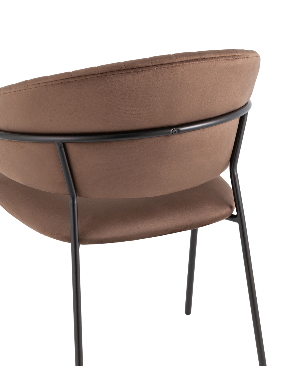 Стул Бруно велюр Коричневый