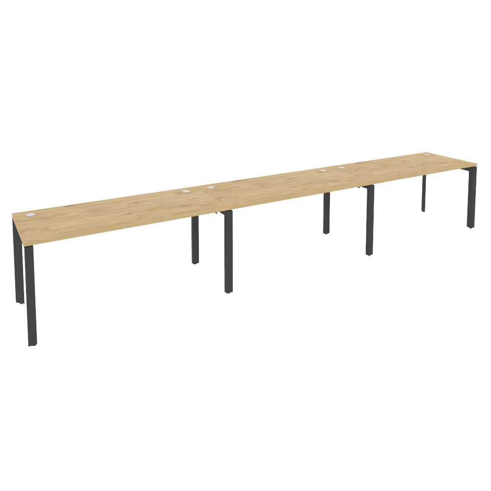 Рабочая станция на П-образном м/к ONIX O.MP-RS-3.4.7 Тиквуд Светлый/Антрацит
