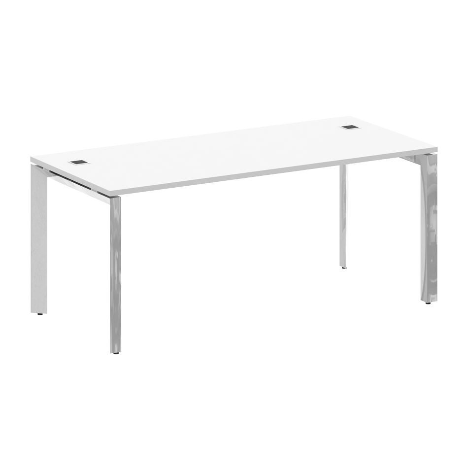 Стол рабочий руководителя на П-образном м/к ONIX DIRECT LUX M-O.MP-SRR-5.8 Белый бриллиант