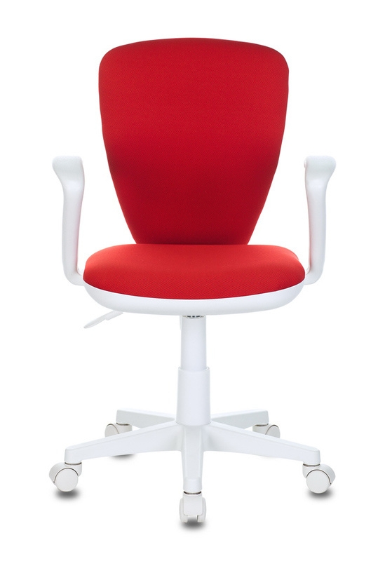 Кресло детское Бюрократ KD-W10AXSN (пластик белый) Красный 26-22