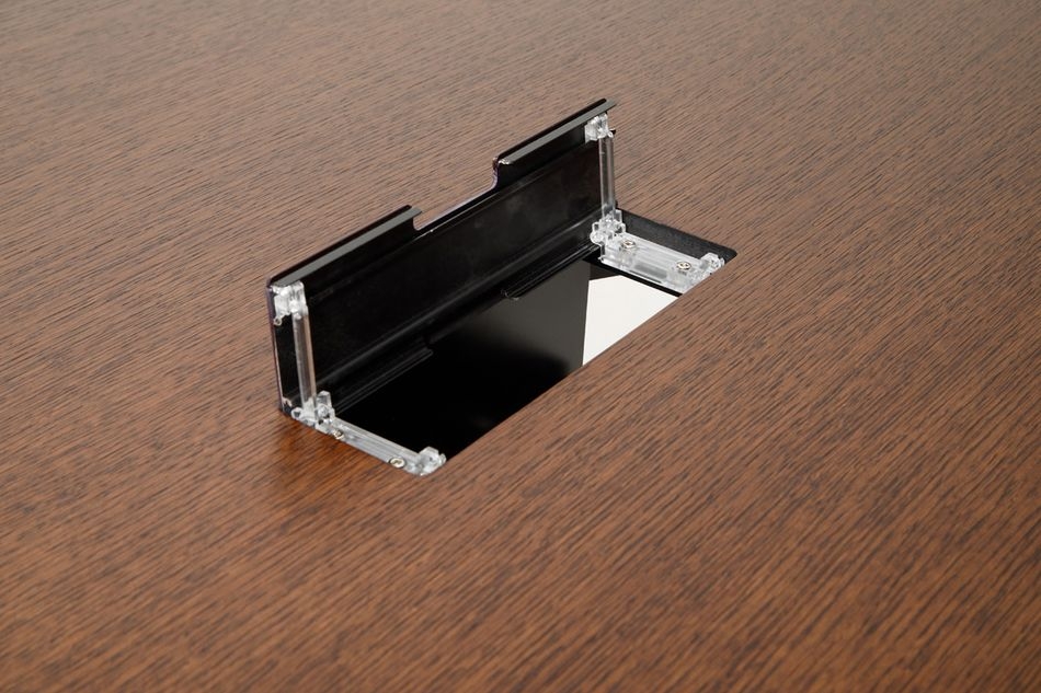 Стол для переговоров D120 RAIL RT.D120.V0 Дуб Табак