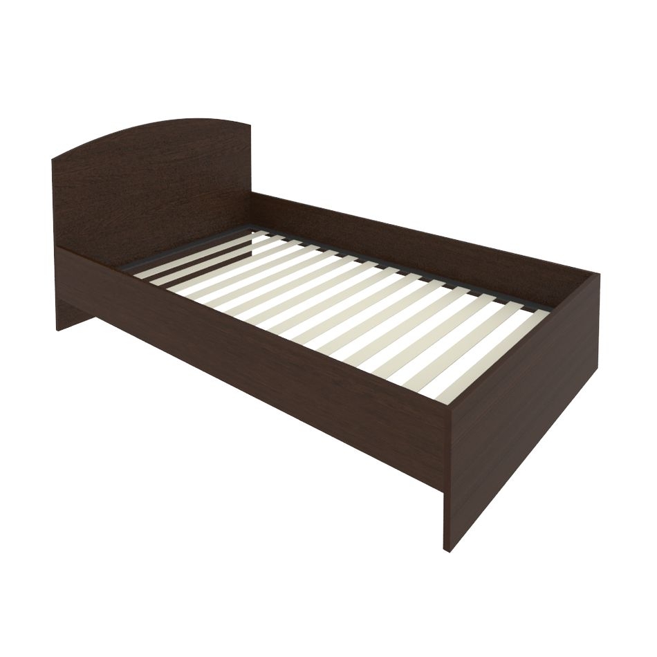 Кровать с ортопедическим основанием и изголовьем LIGHT С-КИ-120 Венге Цаво