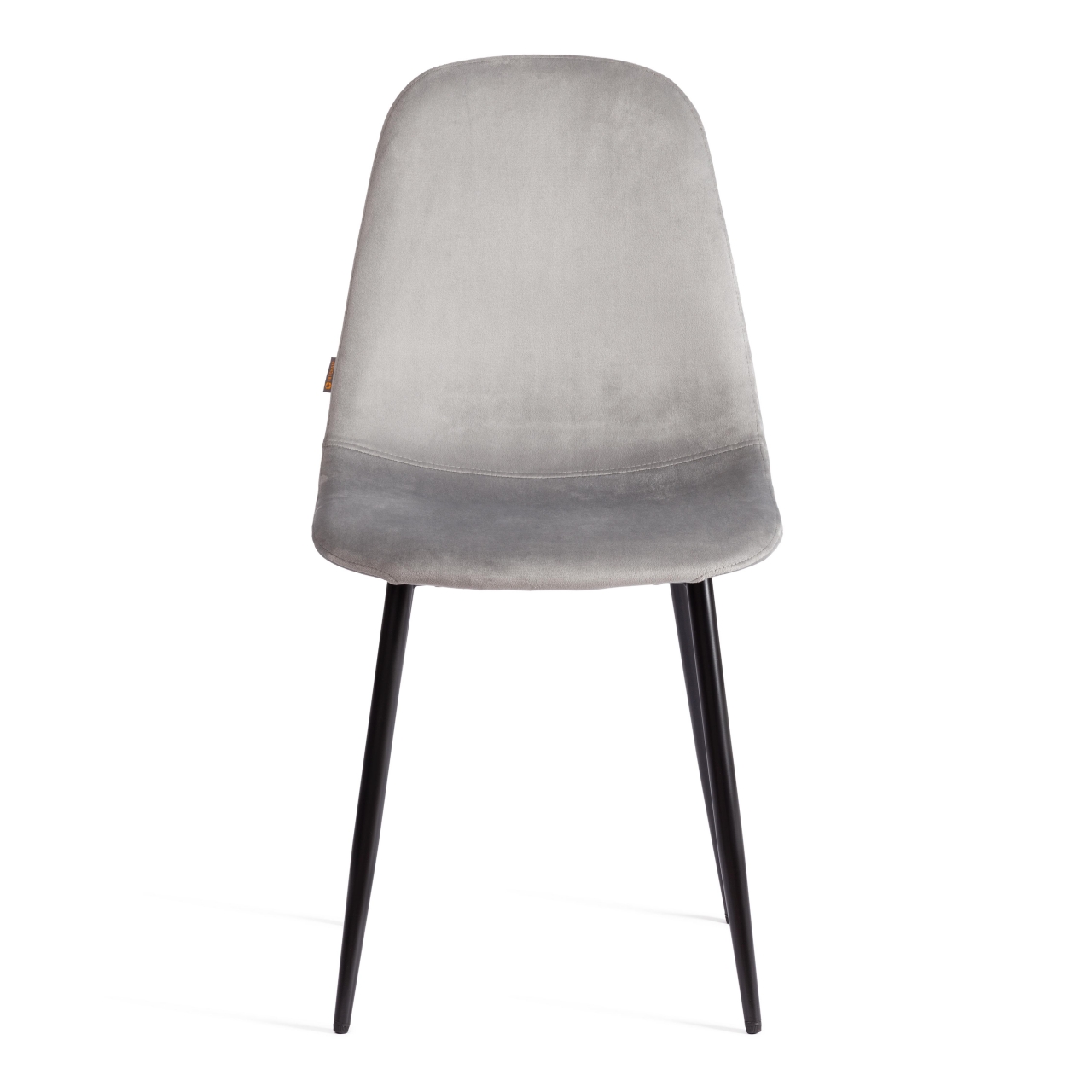 Стул BREEZE (mod. JSC-58) Велюр/металл , 44 х 53 х 86 см, grey (серый) HLR 19 / черный