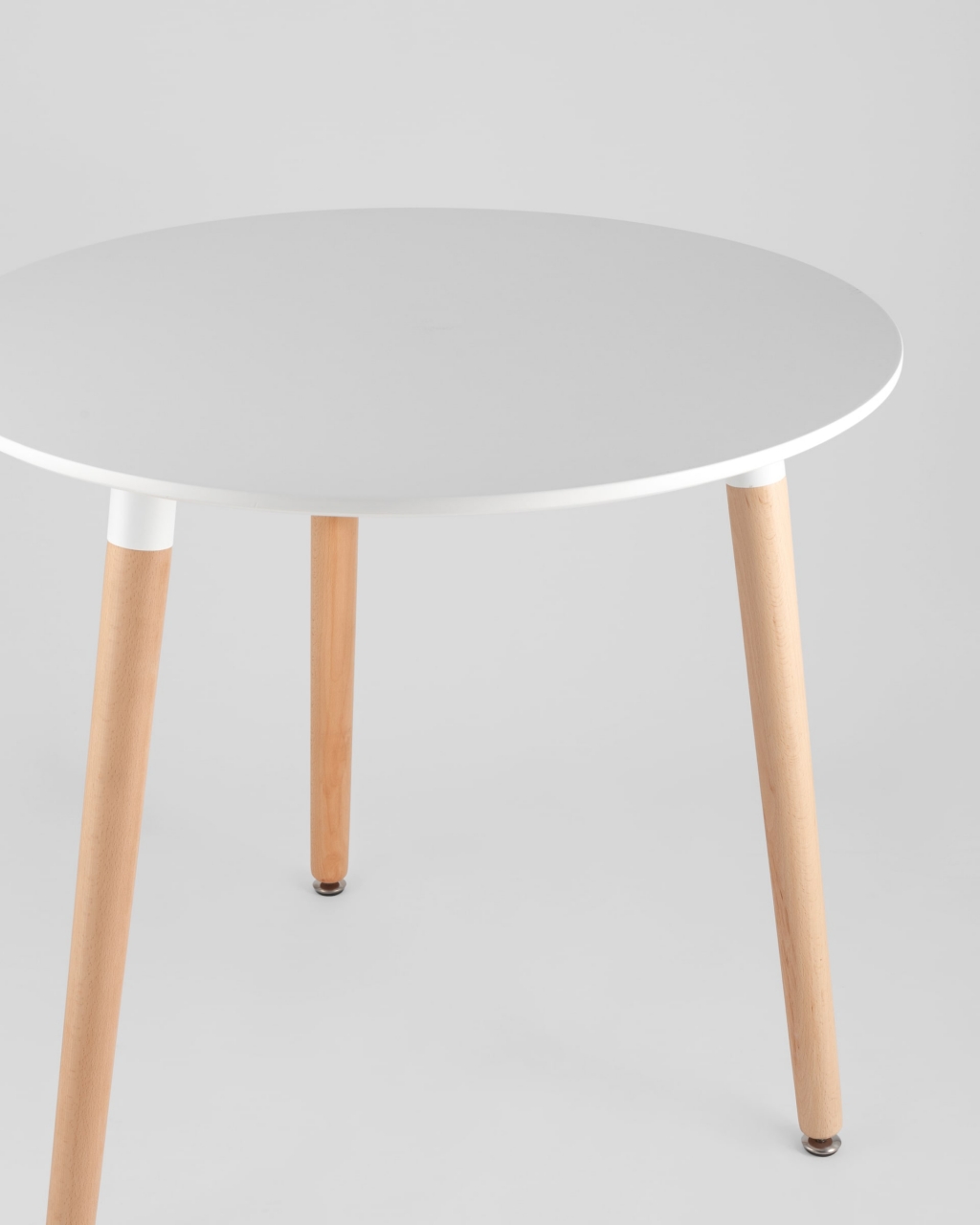 Обеденная группа стол Eames DST 80 см, 2 стула Валенсия рогожка Зеленый