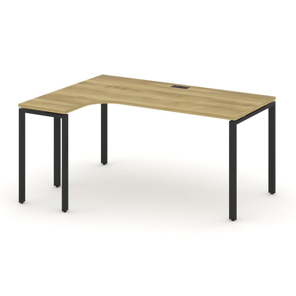 Стол эргономичный левый CONCEPT CN.OSA-002(L) Дуб Винченцо Черный