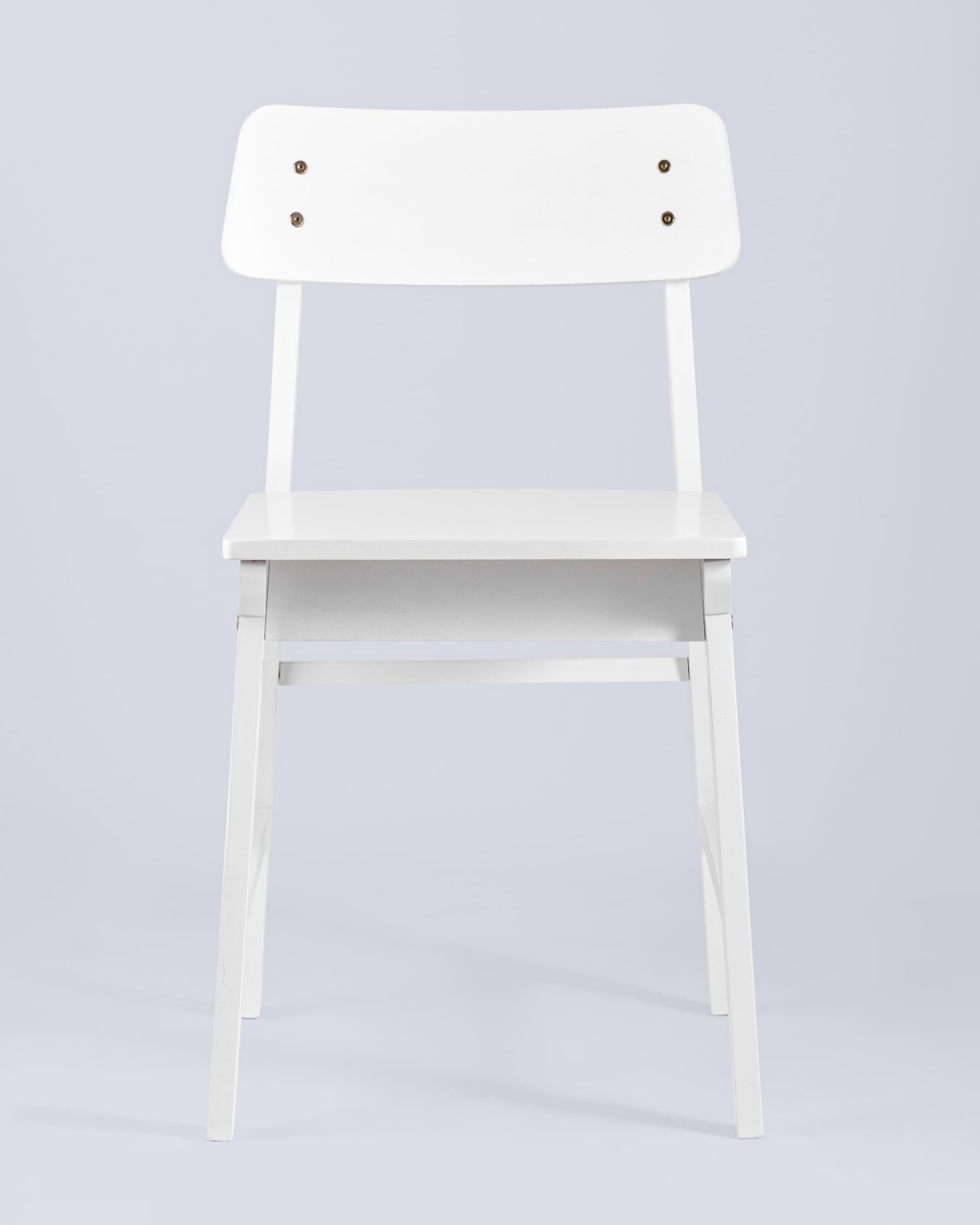 Стул ODEN WOOD x2 из массива гевеи Белый