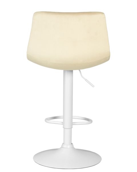 Стул барный DOBRIN TAILOR WHITE (бежевый велюр (MJ9-10)) 2 шт