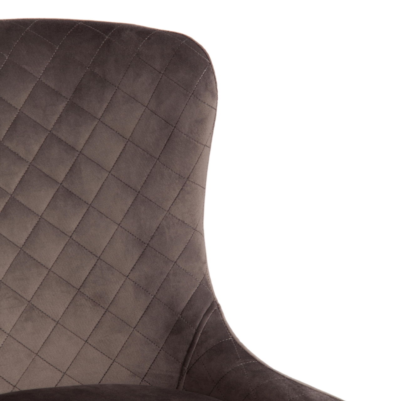 Стул MANTRA (mod. 713) ткань/металл, 49х61х82 см, высота до сидения 49 см, темно-серый barkhat 14/черный