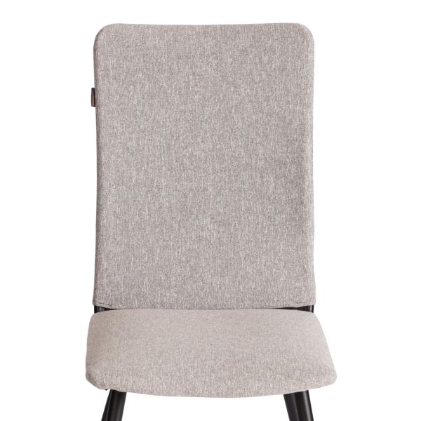 Стул обеденный La Rousse (2 шт. в упаковке) NEW, ткань рогожка, темно-серый, F68, 45х55х93 см