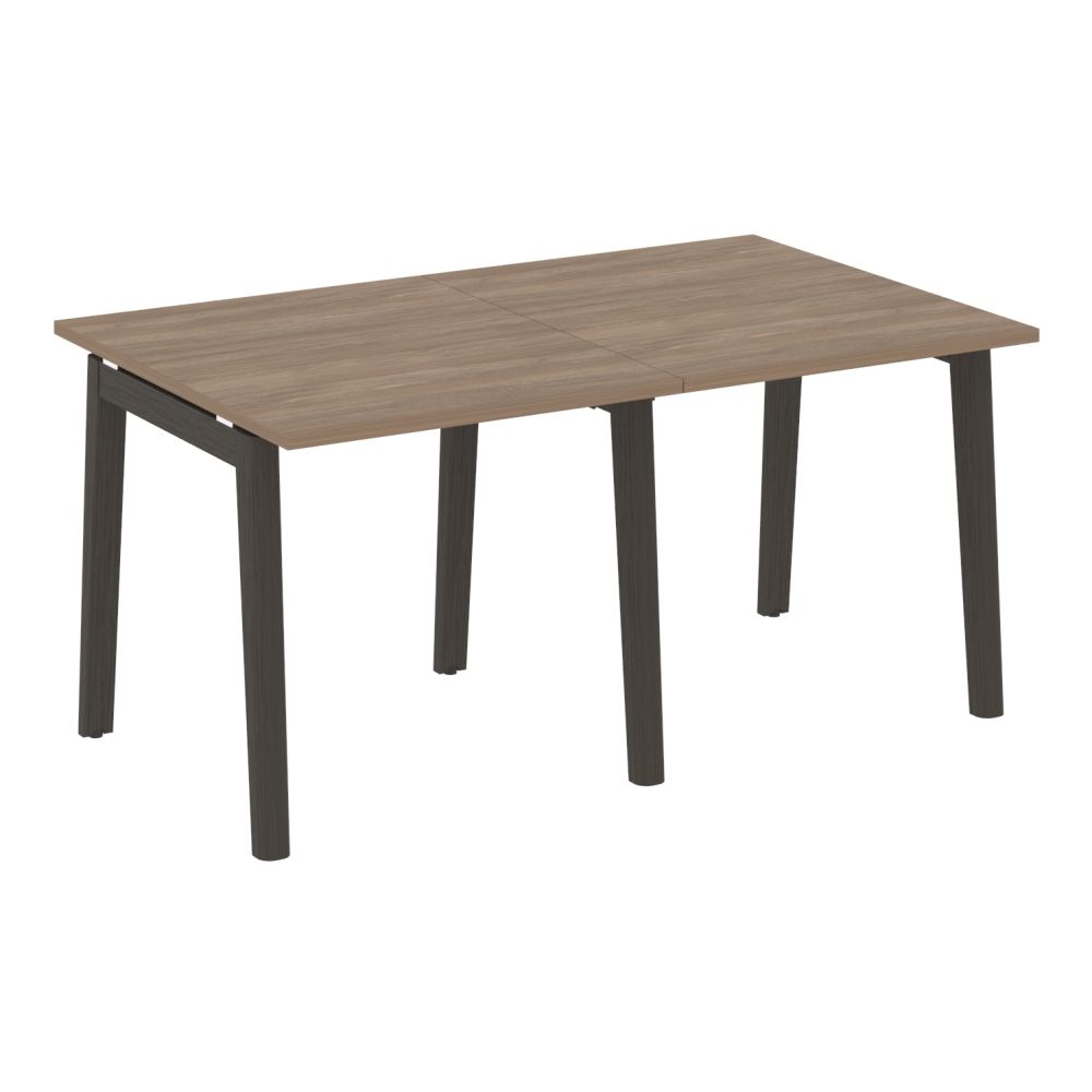 Стол переговорный (2 столешницы) ONIX WOOD OW.PRG-2.0 Дуб Аризона/Темный