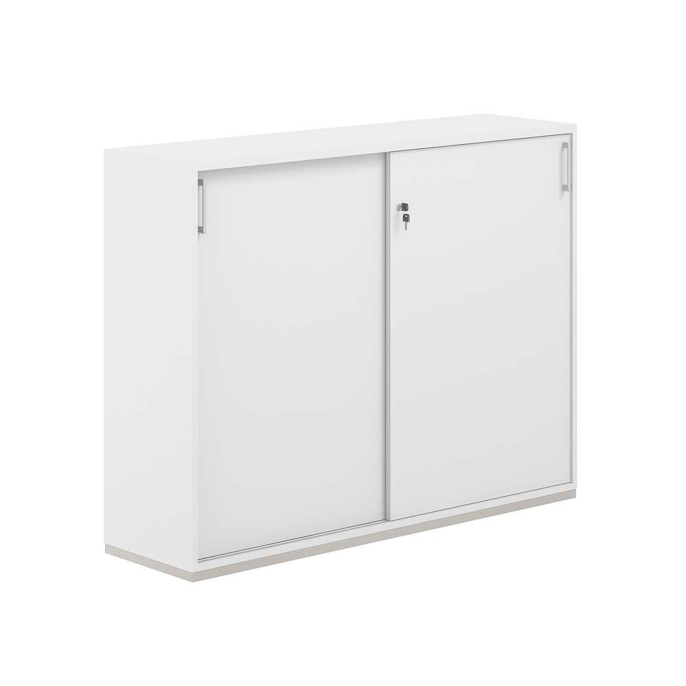 Шкаф-купе 3 ур. 1638х400х1111 АГ.246.ВХ.ВХ.ВХ / AG.246.WH.WH.WH