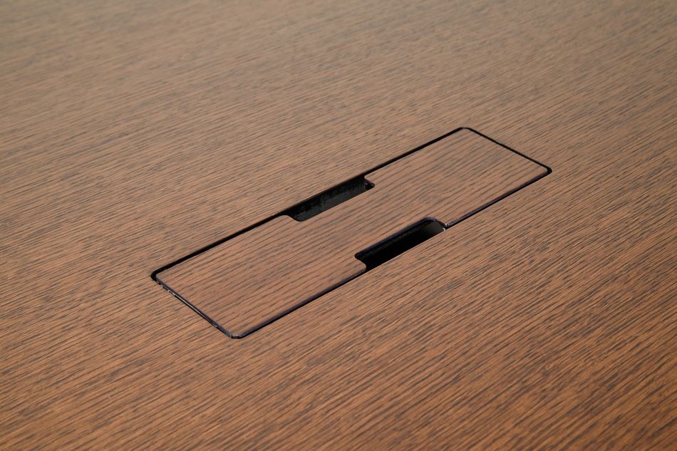 Стол для переговоров D120 RAIL RT.D120.V0 Дуб Табак