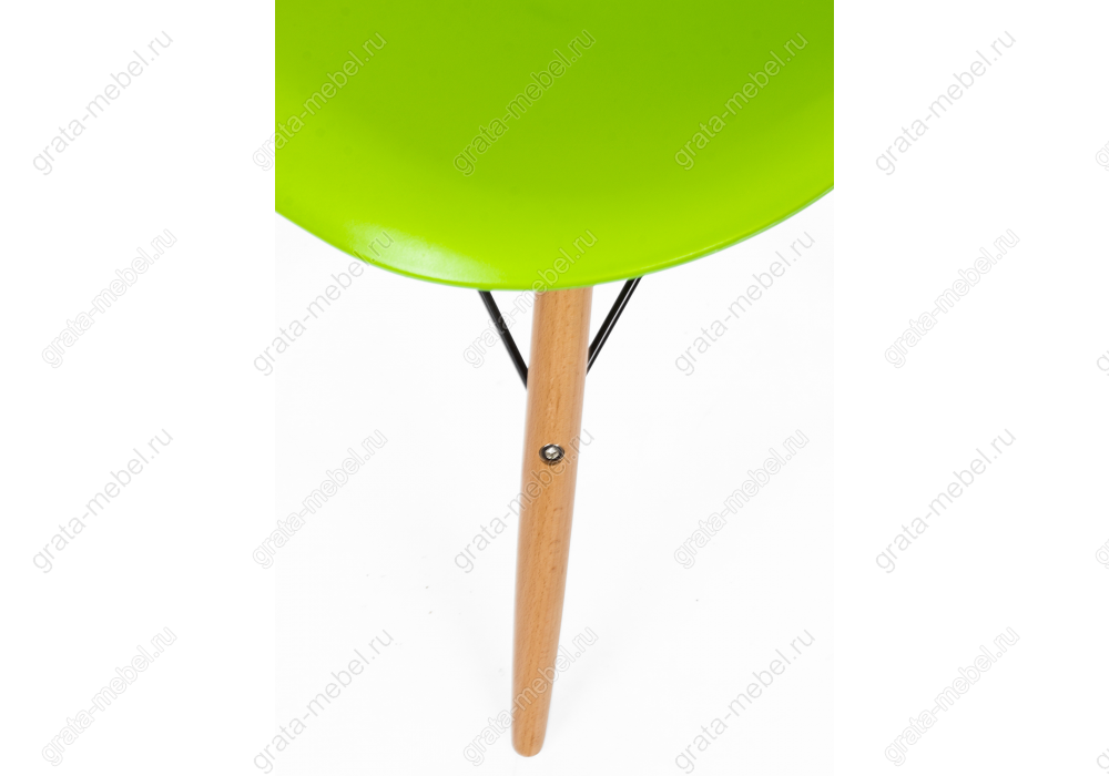 Стул деревянный Eames PC-015 green