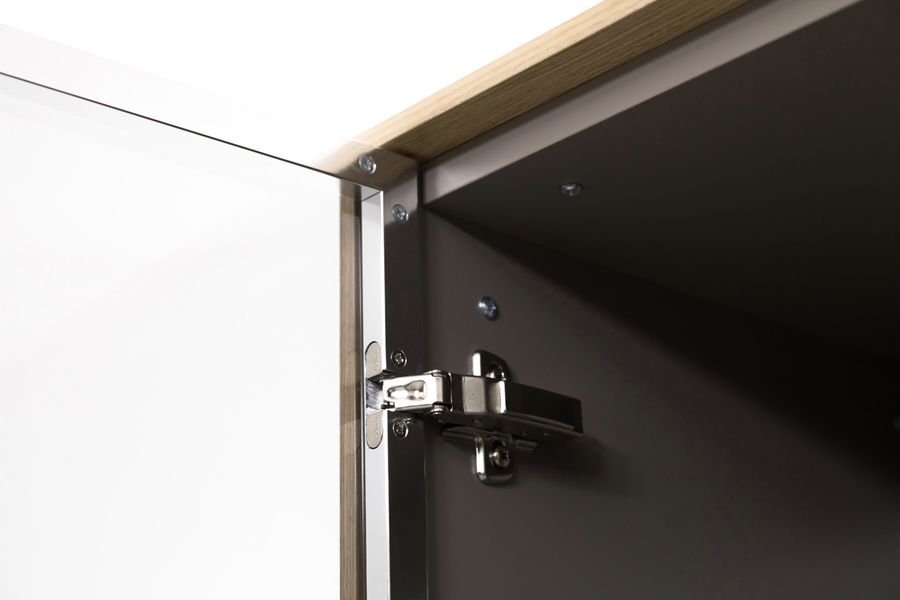 Шкаф комбинированный H.197 EXE 101 714 OAK 07 Дуб светлый Хром