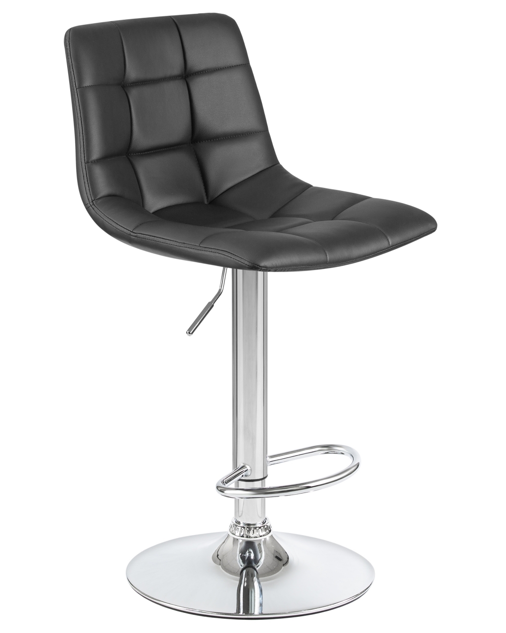 Стул барный DOBRIN TAILOR экокожа Черный