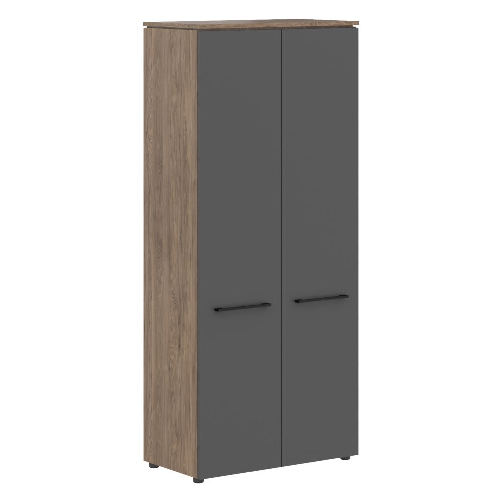 Шкаф с глухими дверьми MORRIS TREND MHC 85.1 Антрацит/Кария Пальмира