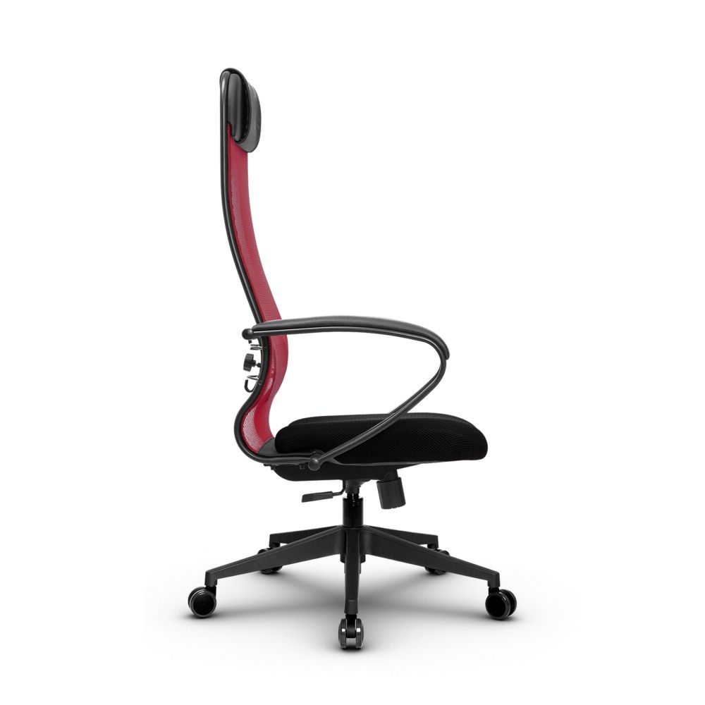 Офисное кресло МЕТТА Комплект 11, Основание 17832 Красный Black