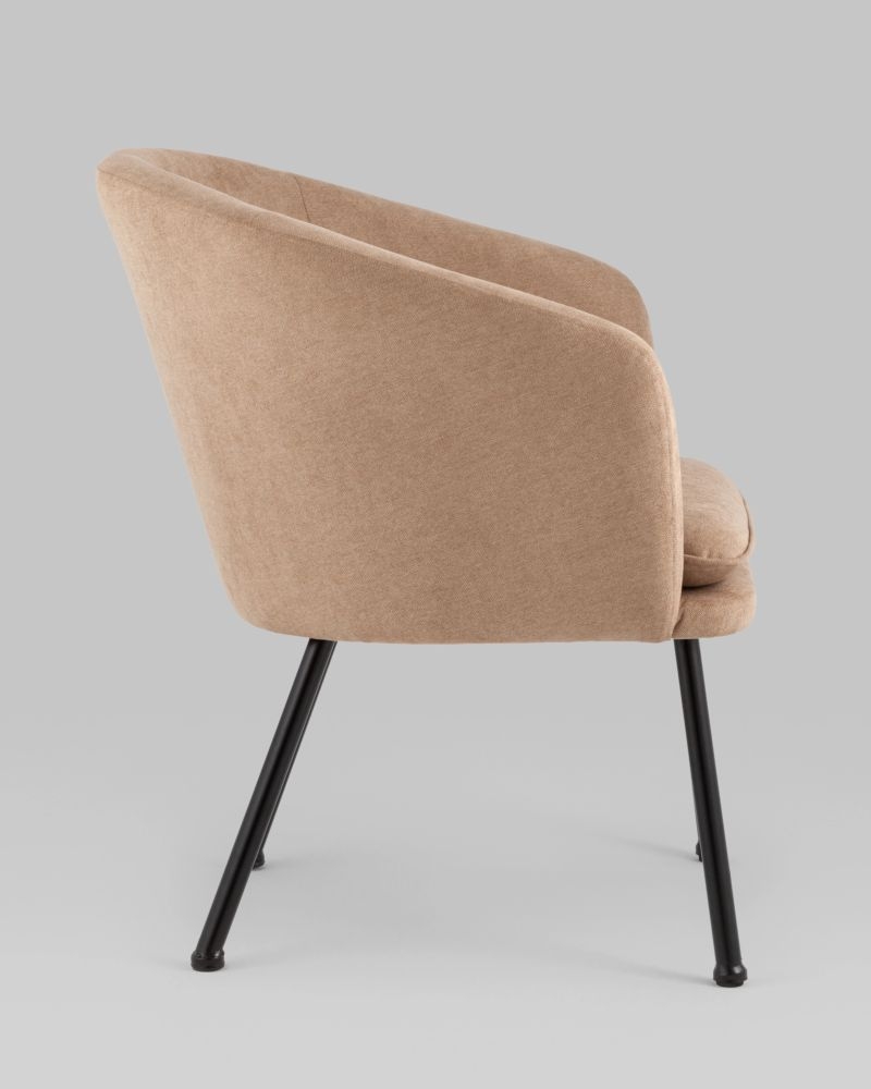 Кресло Декстер New бежевый ножки металл