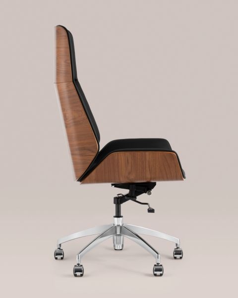 Кресло руководителя ТопЧаирс Cровн СН черный / TopChairs Crown SN