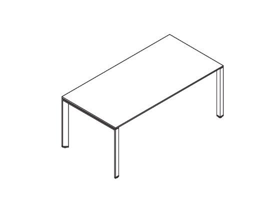 Стол для руководителя ORBIS 200х100х72см меламин Акация аури