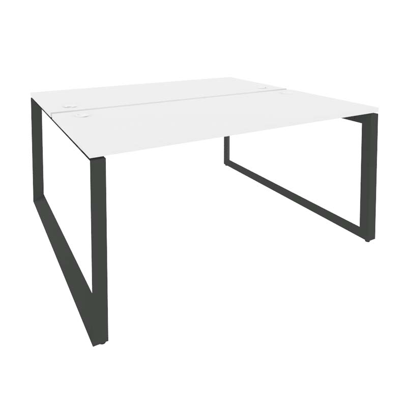 Рабочая станция на О-образном м/к ONIX O.MO-D.RS-2.4.7 Белый Бриллиант/Антрацит