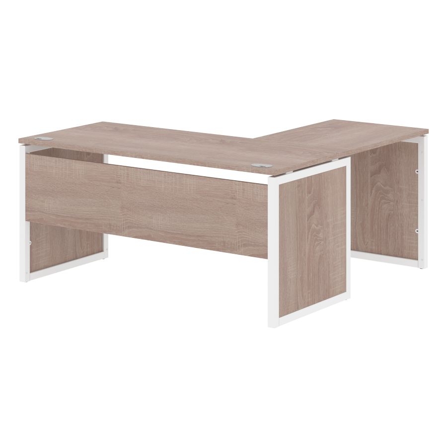 Стол письменный угловой левый XTEN-QP XQPCT 1615 L Дуб Сонома Белый