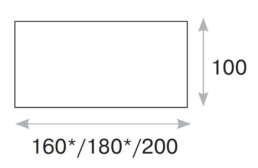 ТОУР Стол для переговоров 200*100 80С065 В3В3 (9003) / TOUR 80S065 W3W3