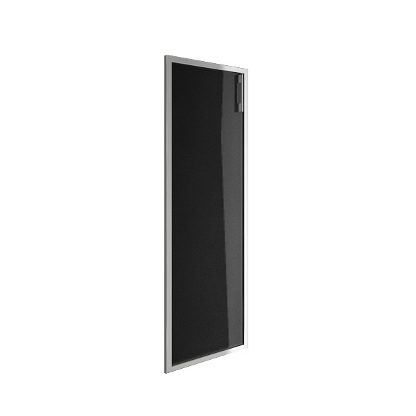 Дверь стекло в раме Lacobel YALTA LT-S2R Л black