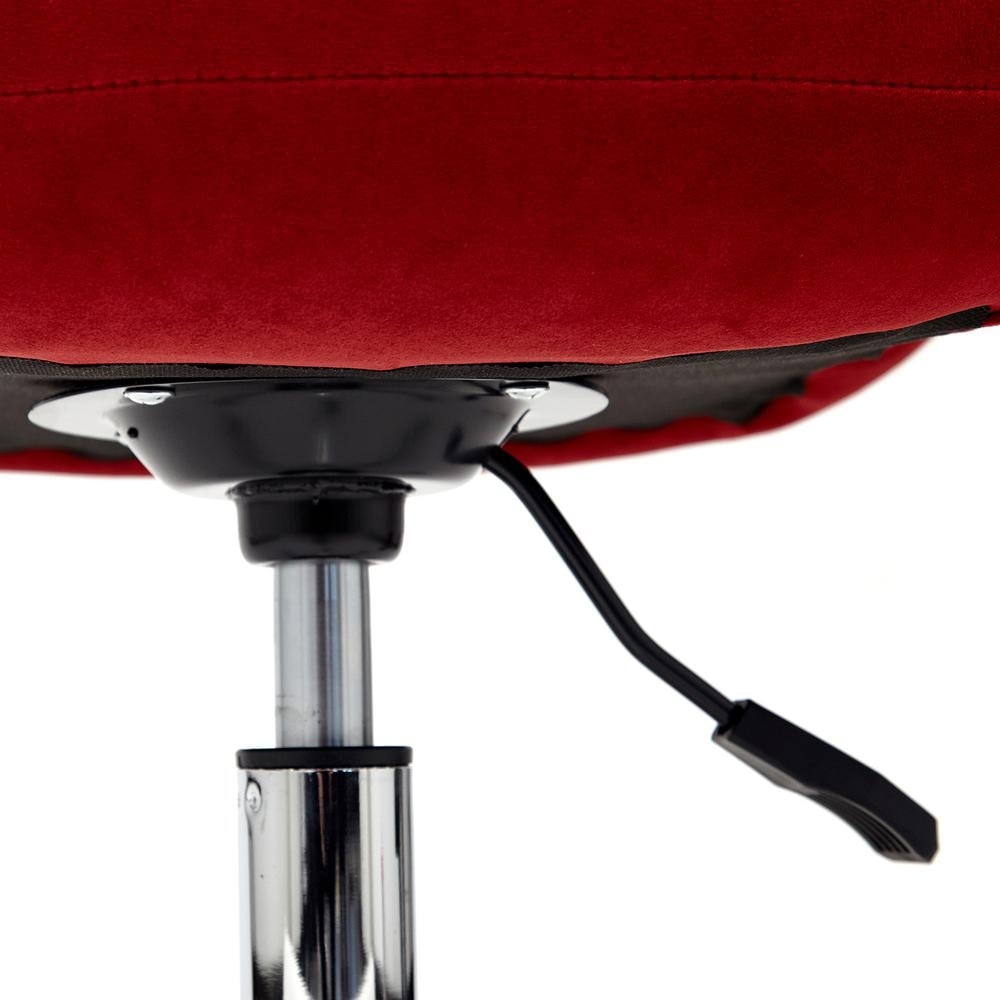 Кресло STYLE флок , бордовый, 10