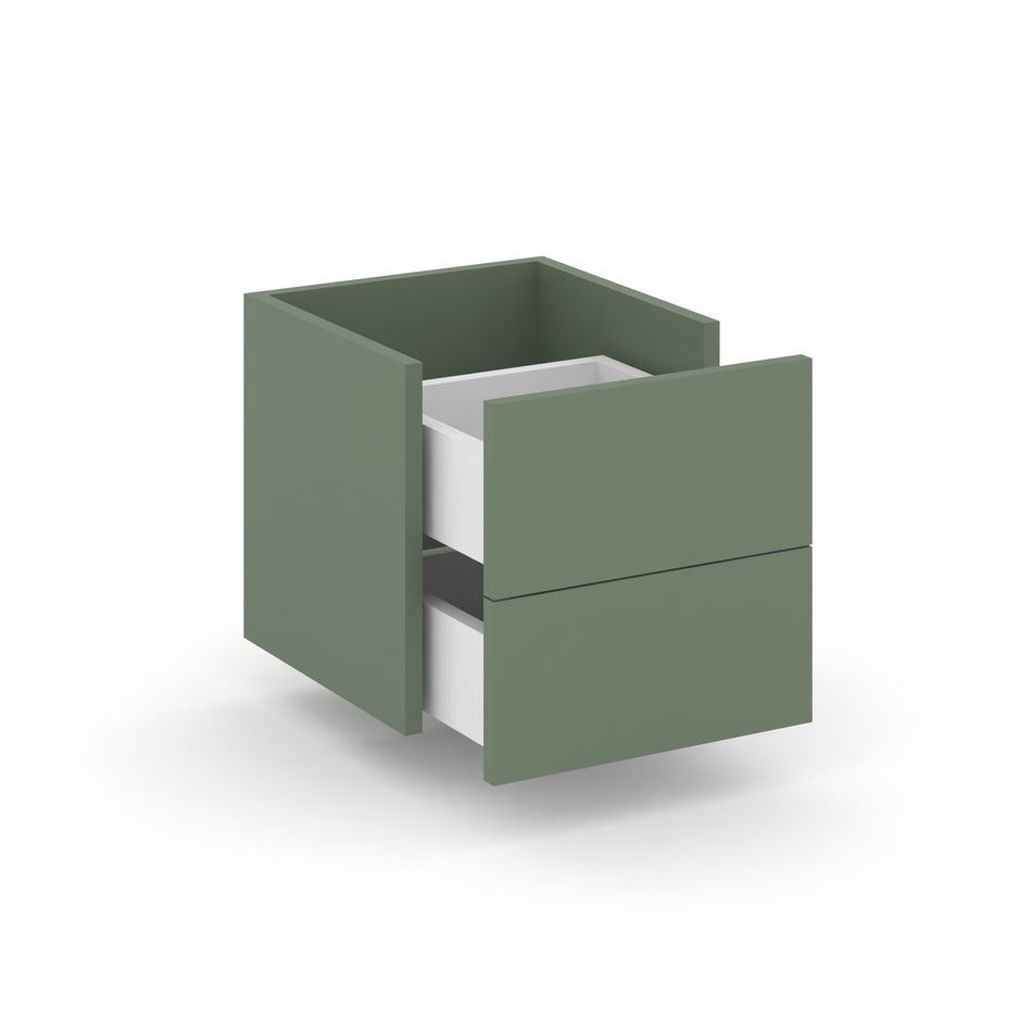 Вставка в надставку - два ящика+ЗС CONCEPT CN.NP-002 Кобо Белый бриллиант