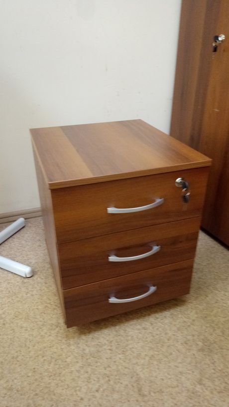 Тумба 3 ящика с замком Альфа 62.47