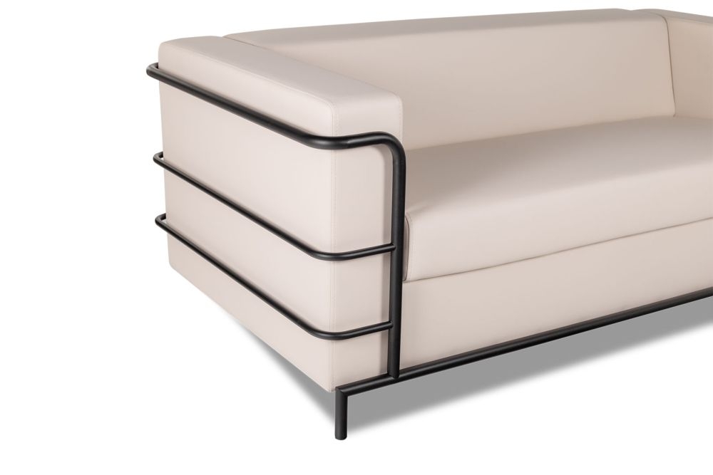 Диван двухместный Аполло 2.0 (2Д) Кремово-белый Euroline 907